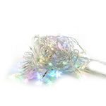 Instalatie Craciun, Tip Perdea, 1 m x 1 m, 60 LED-uri, Multicolor, Controler, 8 jocuri de lumini, Interconectabila, Fir