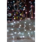 Instalatie Craciun, Tip Perdea, IP44, 6 m x 2 m, 720 LED-uri, Alb rece, cu flash, Transformator cu telecomanda,