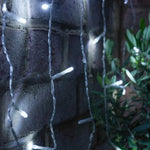 Instalatie Craciun, Tip Perdea, IP44, 6 m x 3 m, 480 LED-uri, Alb rece, cu 8 jocuri de lumini, 31 V, 9W,