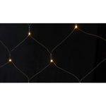 Instalatie Craciun tip plasa, cu transformator 31V, 1.5 m x 1.5 m, Alb Cald, 120 LED-uri V5, 8 jocuri de lumini, fir