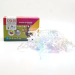 Instalatie Craciun Yoto, Tip Franjuri/Turturi, 4 m, 120 LED-uri, Prelungitor 1.5 m, 8 Jocuri de Lumini,