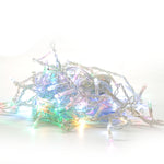 Instalatie Craciun Yoto, Tip Franjuri/Turturi, 4 m, 120 LED-uri, Prelungitor 1.5 m, 8 Jocuri de Lumini,