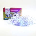 Instalatie Craciun Yoto, Tip Franjuri/Turturi, 4 m, 120 LED-uri, Prelungitor 1.5 m, 8 Jocuri de Lumini,