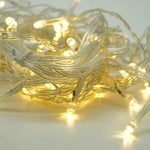 Instalatie Craciun Yoto, Tip Perdea, 2 m x 1 m, 120 LED-uri, Prelungitor 1.5 m, 8 Jocuri de Lumini, Interconectabila,