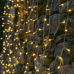 Instalatie Craciun Yoto, Tip Perdea, 3 m x 3 m, 320 LED-uri, Prelungitor 1.5 m, 8 Jocuri de Lumini, Interconectabila,