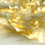 Instalatie Craciun Yoto, Tip Perdea, 3 m x 3 m, 320 LED-uri, Prelungitor 1.5 m, 8 Jocuri de Lumini, Interconectabila,