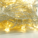 Instalatie Craciun Yoto, Tip Perdea, 5 m x 1 m, 200 LED-uri, Prelungitor 1.5 m, 8 Jocuri de Lumini, Interconectabila,