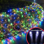 Instalatie Craciun Yoto, Tip Plasa, 2 m x 2 m, 160 LED-uri, Prelungitor 1.5 m, 8 Jocuri de Lumini, Interconectabila,