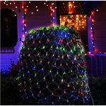 Instalatie Craciun Yoto, Tip Plasa, 2 m x 2 m, 160 LED-uri, Prelungitor 1.5 m, 8 Jocuri de Lumini, Interconectabila,