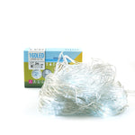 Instalatie Craciun Yoto, Tip Plasa, 2 m x 2 m, 160 LED-uri, Prelungitor 1.5 m, 8 Jocuri de Lumini, Interconectabila,