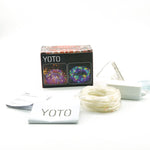 Instalatie de Craciun Yoto, liniara, cu 100 micro LED-uri, 10 m, 220V, conectare la retea, cu 8 jocuri de lumini,