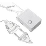 Instalatie de Craciun, Flippy®, Tip Franjuri, 3 m, 96 Leduri, Alb Cald, Interconectabila
