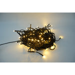 Sectiune Instalatie de Craciun, Flippy®, Tip Turturi, Fara Alimentator, 5m, 143 LED-uri, 8 Jocuri de Lumini, Fir Negru,