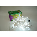 Sectiune Instalatie de Craciun, Flippy®, Tip Turturi, 5 m, 143 LED-uri, cu Flash, Fir Alb, Lumina Alb Rece, IP44,