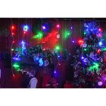 Instalatie de Craciun, Flippy®, Tip Turturi, Sectiune 5 m, 143 LED-uri, 8 Jocuri de Lumini, Fir Alb, Lumina RB-RG,