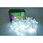 Instalatie de Craciun Flippy® Tip Turturi, Franjuri cu Flash, Sectiune 4 m, 132 LED-uri, Interconectabila, Fir