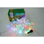 Instalatie de Craciun Flippy® Tip Turturi, Franjuri cu Flash, Sectiune 5 m, 143 LED-uri, Interconectabila, Fir