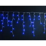Instalatie de Craciun, Flippy®, Tip Turturi, Sectiune 5 m, 143 LED-uri, 8 Jocuri de Lumini, Fir Alb, Lumina Albastra,