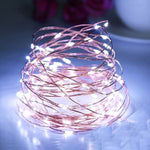 Instalatie de Craciun Liniara, Flippy®, Tip Liniara, Fir Cupru, 8 Jocuri de Lumini, cu Telecomanda, 10 m, 100 Led-uri,