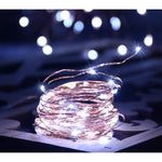 Instalatie de Craciun Liniara, Flippy®, Tip Liniara, Fir Cupru, 8 Jocuri de Lumini, cu Telecomanda, 10 m, 100 Led-uri,