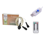 Instalatie de Craciun Liniara, Flippy®, Tip Liniara, Fir Cupru, 8 Jocuri de Lumini, cu Telecomanda, 5 m, 50 Led-uri,