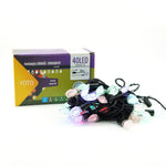 Instalatie de Craciun Liniara RGRB Yoto, 10 m, din care 1 m Prelungitor 220V, 40 LED, Model Anise, Utilizare