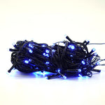 Instalatie de Craciun liniara Yoto, 10 m, din care 1 m cablu priza 220V, 100 LED, 8 jocuri de lumini, controler, fir