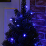 Instalatie de Craciun liniara Yoto, 10 m, din care 1 m cablu priza 220V, 100 LED, 8 jocuri de lumini, controler, fir