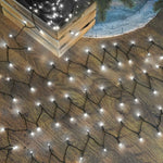 Instalatie de Craciun liniara Yoto, 17 m, din care 1 m cablu priza 220V, 200 LED, 8 jocuri de lumini, beculet in 6