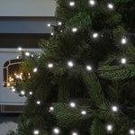Instalatie de Craciun liniara Yoto, 17 m, din care 1 m cablu priza 220V, 200 LED, 8 jocuri de lumini, beculet in 6