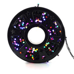 Instalatie de Craciun Liniara Yoto, 50 m, 1 m Prelungitor 220V, 498 LED, 8 Jocuri de Lumini, Controler, Fir Negru,
