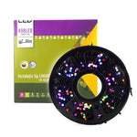 Instalatie de Craciun Liniara Yoto, 50 m, 1 m Prelungitor 220V, 498 LED, 8 Jocuri de Lumini, Controler, Fir Negru,