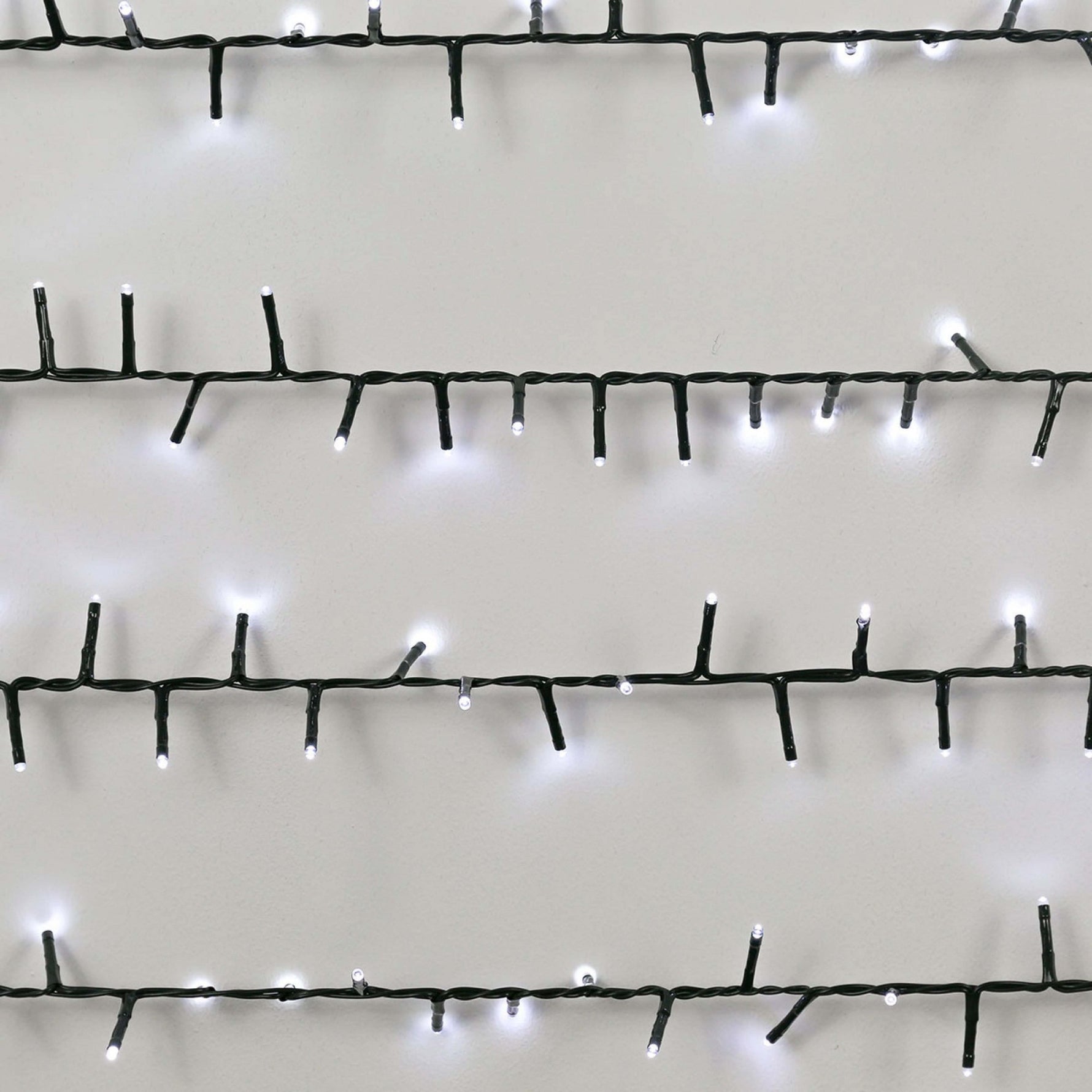 Instalatie de Craciun, Premium Flippy®, Tip Liniara / Sirag, 50 m, 500 LED-uri Mari, Alb Rece
