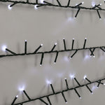 Instalatie de Craciun, Premium Flippy®, Tip Liniara / Sirag, 50 m, 500 LED-uri Mari, Alb Rece