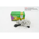 Sectiune Instalatie de Craciun Tip Liniar, 8 jocuri de lumini, Fir Transparent, 5 m, 50 LED -uri, Alb Rece, Nu contine