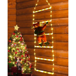 Instalatie LED de Craciun, Flippy, cu Accesorii, Lumina Calda, Lungime 1 m, 4 Trepte, 72 de Luminite, 8 Moduri, Model