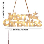 Instalatie LED de Craciun, Flippy, Litere 3D, Merry Christmas, Lumina Calda, 27.5 x 10.5 x 1.4 cm, Alb