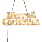 Instalatie LED de Craciun, Flippy, Litere 3D, Merry Christmas, Lumina Calda, 27.5 x 10.5 x 1.4 cm, Alb
