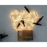 Instalatie Liniara de Craciun, 30 m, Alb Cald, 3 Sectiuni interconectabile, 300 Led-uri, 8 jocuri de lumini,