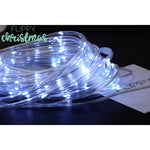 Instalatie luminoasa de Craciun tip furtun luminos, 300 LED-uri, 32 metri lungime, 8 programe, 2 metri prelungitor,