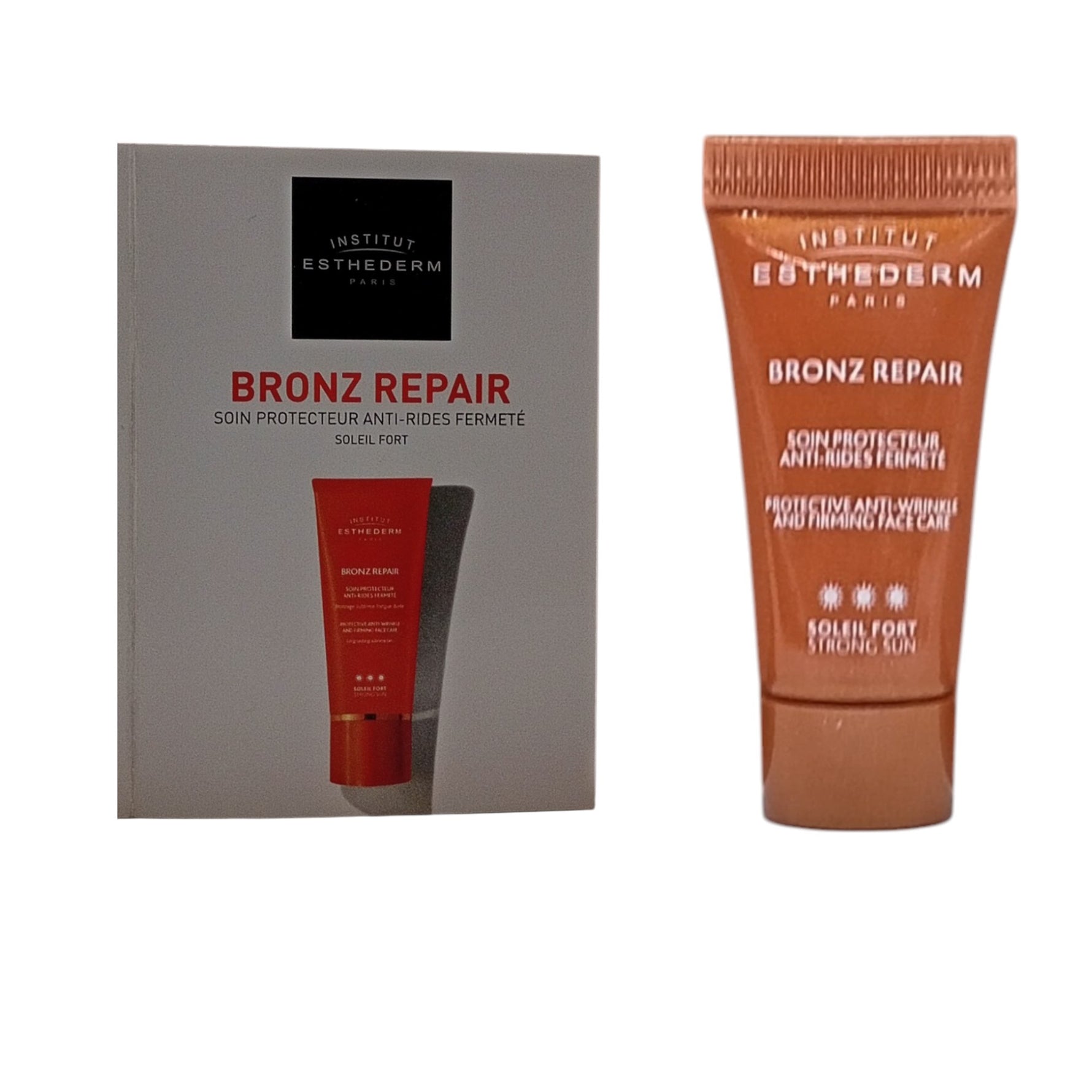 Institut Esthederm, Bronz Repair, Anti-îmbătrânire, Smântână, Pentru față, 5 ml *Mostră - Olmarkt