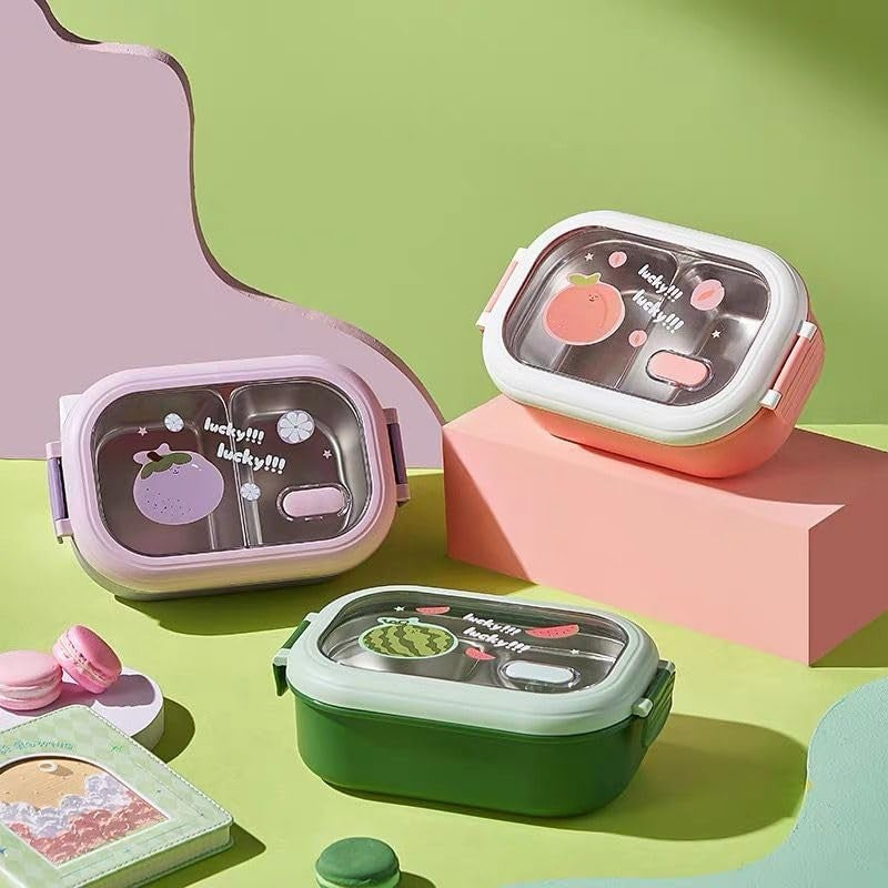 Cutie pentru Pranz sau Gustari, Flippy, cu Doua Compartimente, pentru Copii si Adulti, Etansare, PP, Perfect pentru