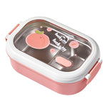Cutie pentru Pranz sau Gustari, Flippy, cu Doua Compartimente, pentru Copii si Adulti, Etansare, PP, Perfect pentru