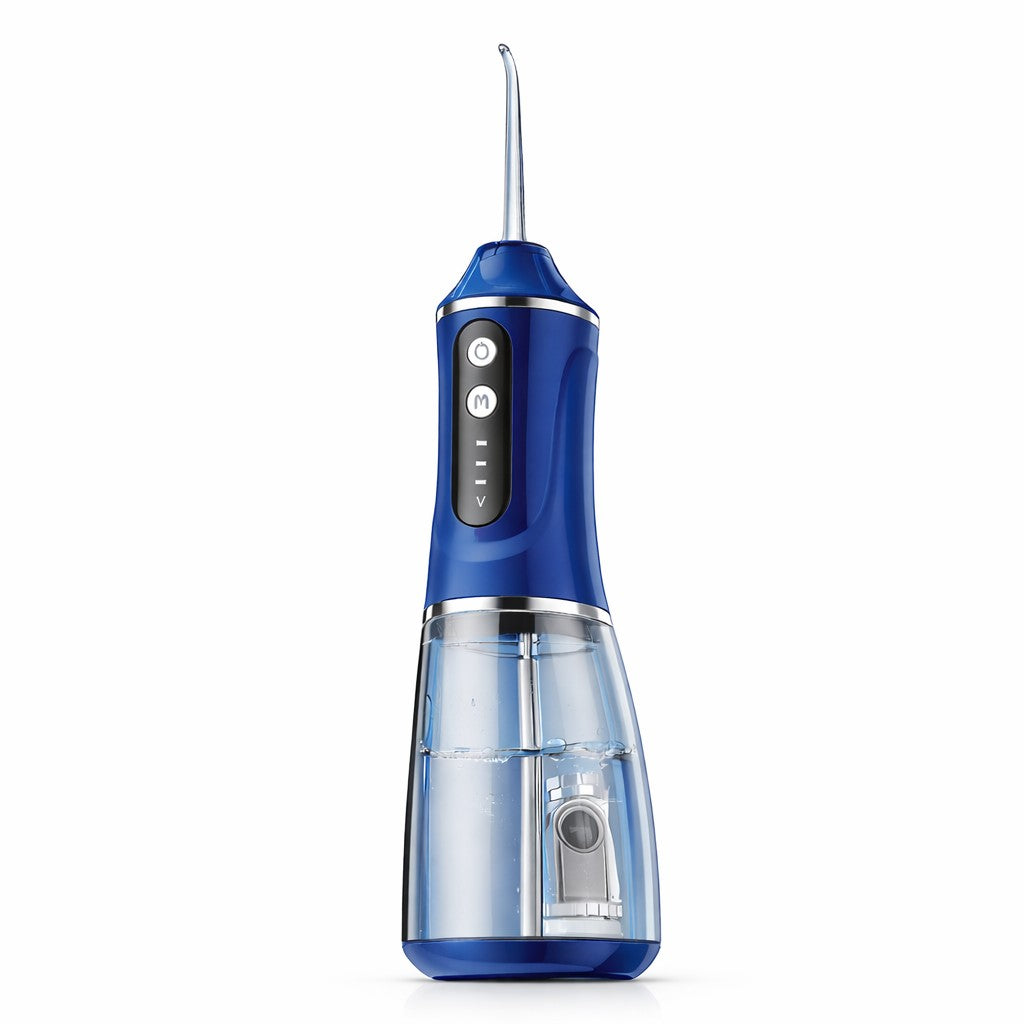 Irigator Bucal Electric, Flippy, Portabil, Dus Bucal pentru Curatare, Indepartare Tartru, 4 Capete, 25 x 8 x 8 cm,