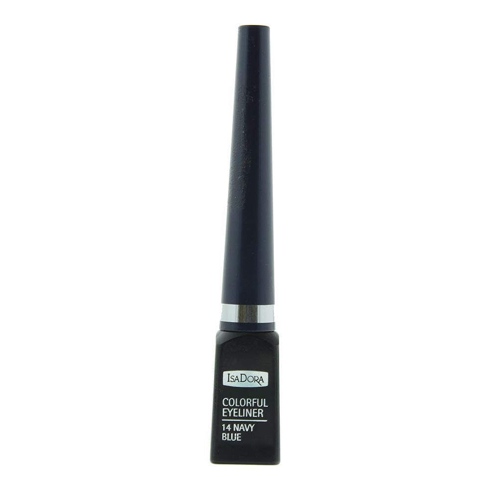 IsaDora, Colorful Eyeliner, Tuș de ochi, Tuș de ochi în gel, 14, Albastru marin, 3.7 ml