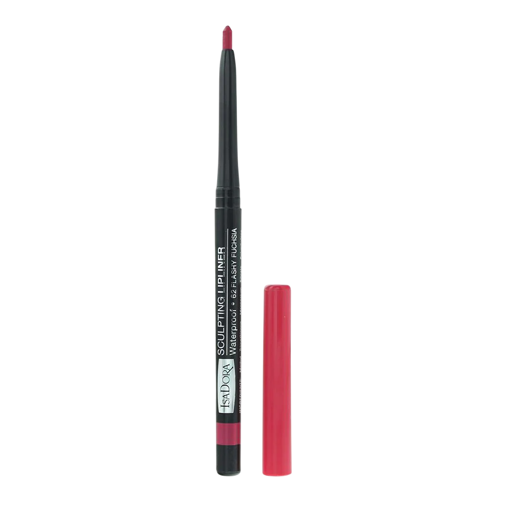 IsaDora, Sculpting, Rezistent la apă, Retractabil, Creion de buze, 62, Fucsia strălucitoare, 0.3 g