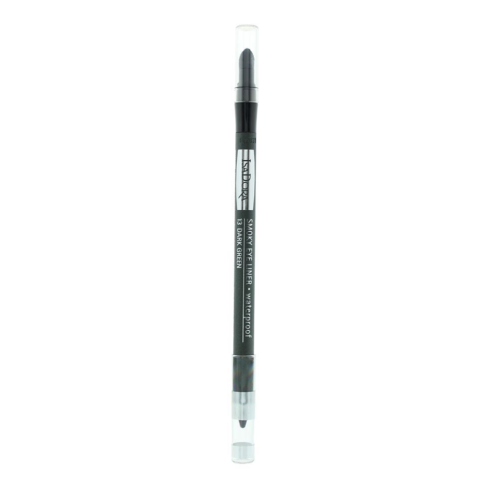 IsaDora, Smoky Eyeliner, Rezistent la apă, eyeliner kohl, Definire, Creion kohl, 13, Verde închis, 1.2 g