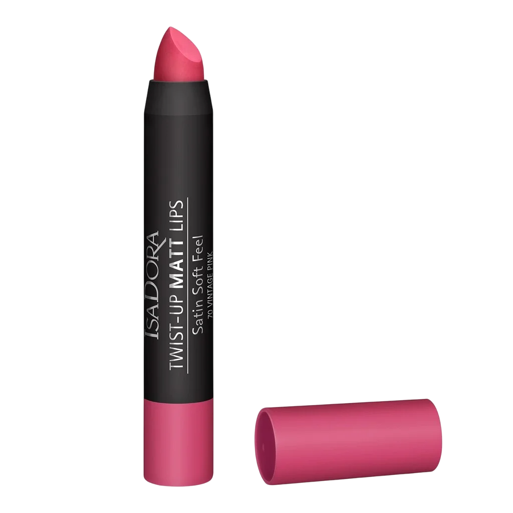 IsaDora, Twist-Up, Matt, Ruj cremos, 70, Vintage Pink, 3.3 g
