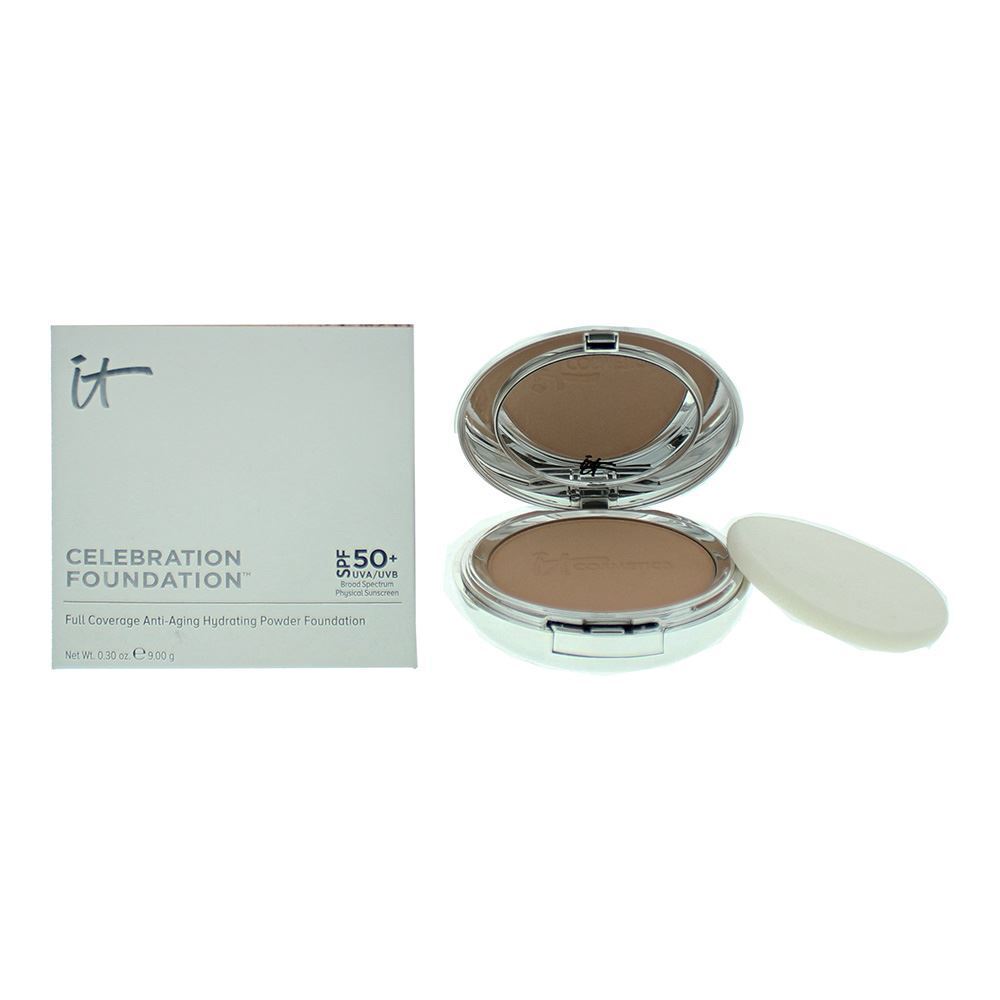 It Cosmetics, Celebration, Fundație compactă, Bogat, SPF50+, 9 g