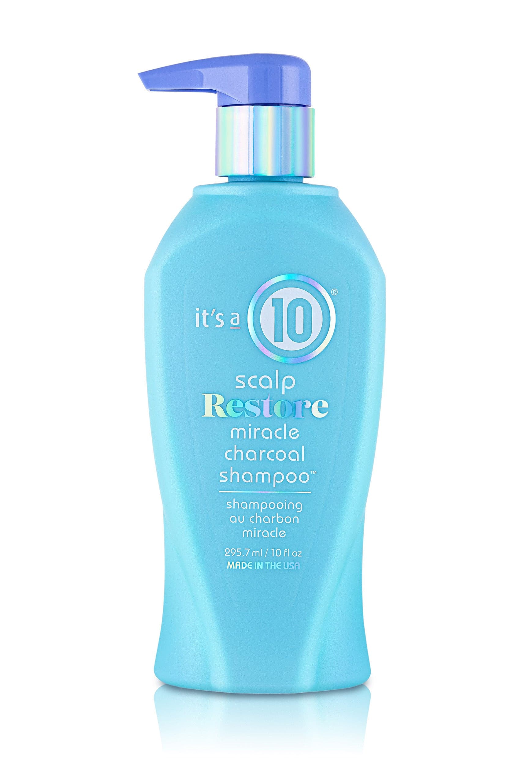 It's a 10, Scalp Restore Miracle, Cărbune, Șampon pentru păr, Îndepărtați excesul de ulei și reziduurile de produs, 295.7 ml - Olmarkt
